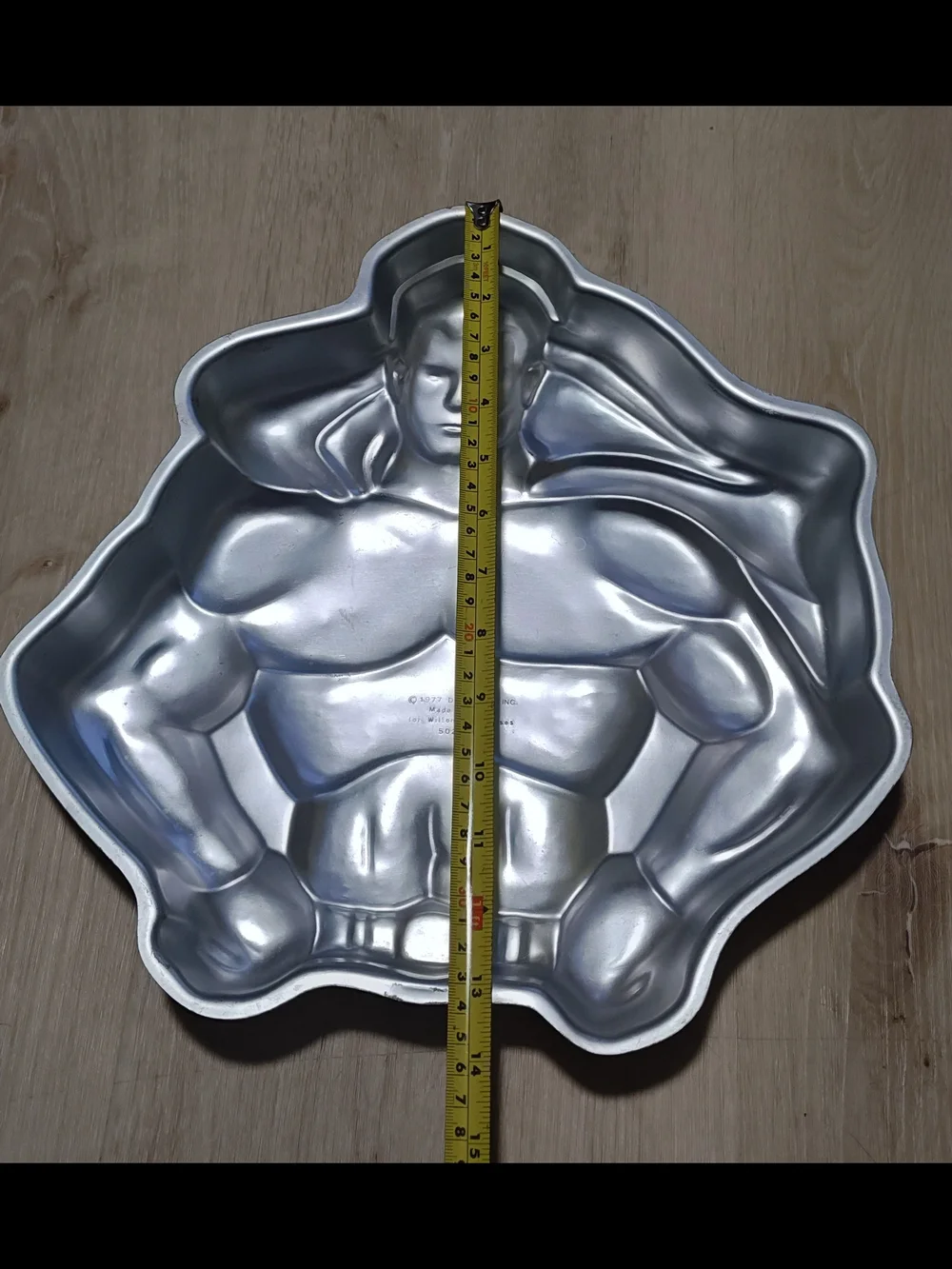 Vintage 1977 Wilton DC Comic Super Hero Superman/Batman Cake Pan